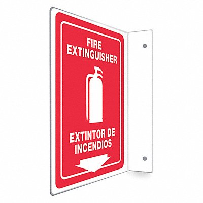 CONDOR 480X58 Safety Sign 12 in x 9 in PETG