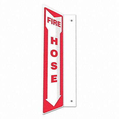 CONDOR 480X61 Safety Sign 18 in x 4 in PETG