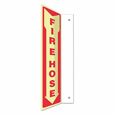 CONDOR 480X63 Safety Sign 18 in x 4 in PETG