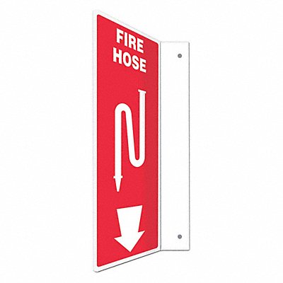 CONDOR 480X68 Safety Sign 12 in x 4 in PETG