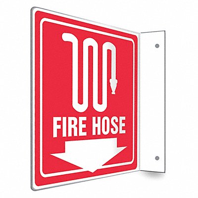 CONDOR 480X71 Safety Sign 8 in x 8 in PETG