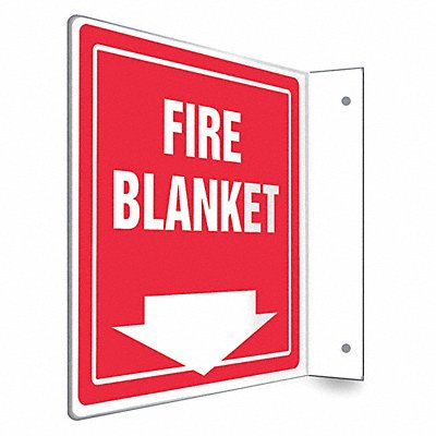 CONDOR 480X76 Safety Sign 8 in x 8 in PETG