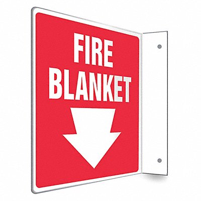 CONDOR 480X77 Safety Sign 8 in x 8 in PETG