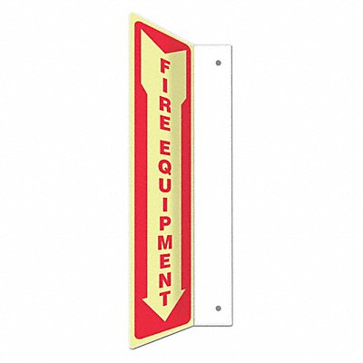 CONDOR 480X78 Safety Sign 18 inx4 in PETG