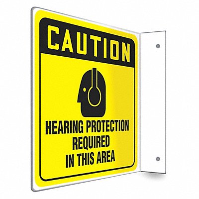 CONDOR 480X88 Safety Sign 8 inx8 in PETG