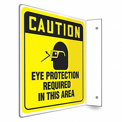 CONDOR 480X89 Safety Sign 8 inx8 in PETG
