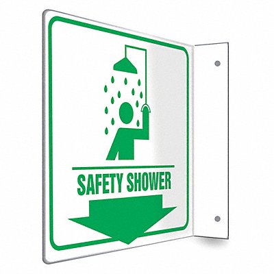 CONDOR 480Y03 Safety Sign 8 in x 8 in PETG