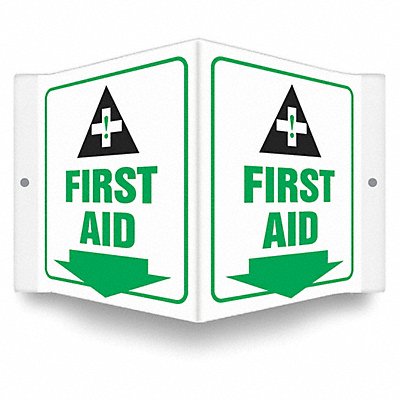 CONDOR 480Y33 Safety Sign 6 in x 8 1/2 in PETG