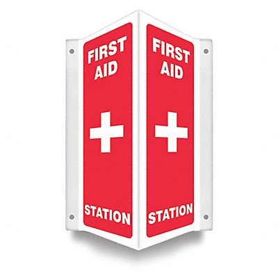 CONDOR 480Y39 Safety Sign 12 in x 7 1/2 in PETG