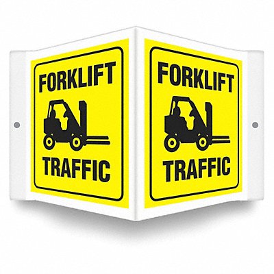 CONDOR 480Y43 Safety Sign 6 inx8 1/2 in PETG