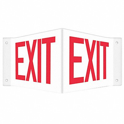 CONDOR 480Y58 Safety Sign 8 in x 18 in PETG