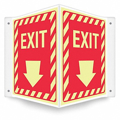 CONDOR 480Y64 Safety Sign 12 inx14 in PETG