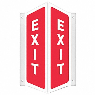 CONDOR 480Y65 Safety Sign 12 in x 7 1/2 in PETG