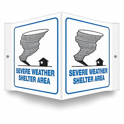 CONDOR 480Y92 Safety Sign 6 in x 8 1/2 in PETG