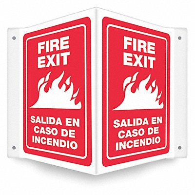CONDOR 480Y95 Safety Sign 12 in x 14 in PETG