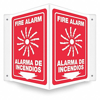 CONDOR 480Z16 Safety Sign 12 in x 14 in PETG