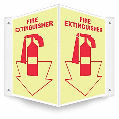 CONDOR 480Z17 Safety Sign 12 inx14 in PETG