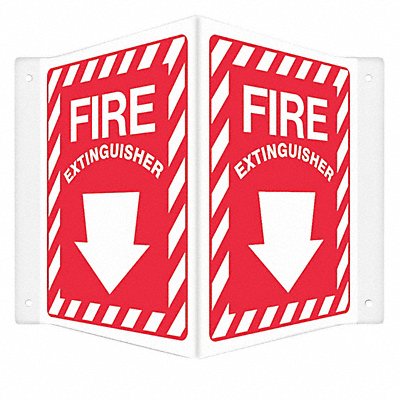 CONDOR 480Z21 Safety Sign 12 in x 14 in PETG
