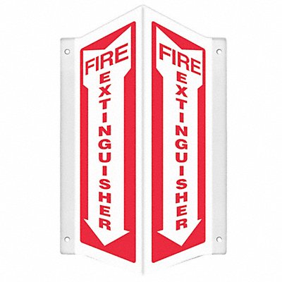 CONDOR 480Z24 Safety Sign 12 in x 7 1/2 in PETG