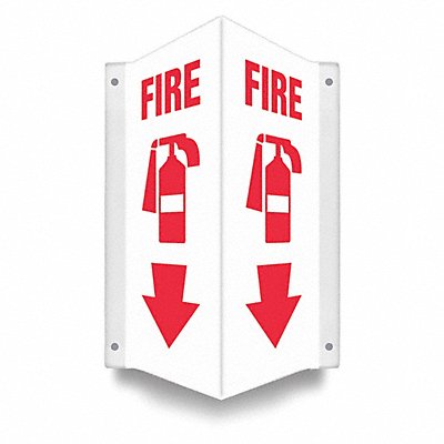 CONDOR 480Z30 Safety Sign 12 in x 7 1/2 in PETG
