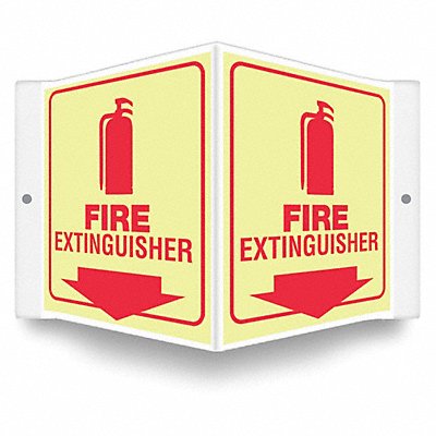 CONDOR 480Z37 Safety Sign 6 inx8 1/2 in PETG