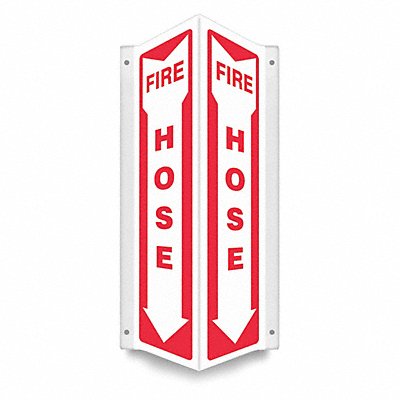 CONDOR 480Z43 Safety Sign 18 in x 7 1/2 in PETG