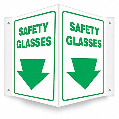 CONDOR 480Z72 Safety Sign 12 inx14 in PETG