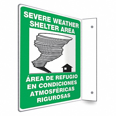 CONDOR 480Z91 Safety Sign 12 in x 9 in PETG