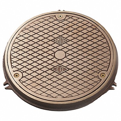 JAY R. SMITH MFG. CO 481008PB Floor Cleanout Round Nickel Bronze