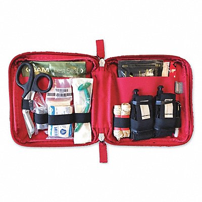 MERET PRODUCTS M5001DP3FFL Pro Response Trauma Kit 1-1/2 D Red