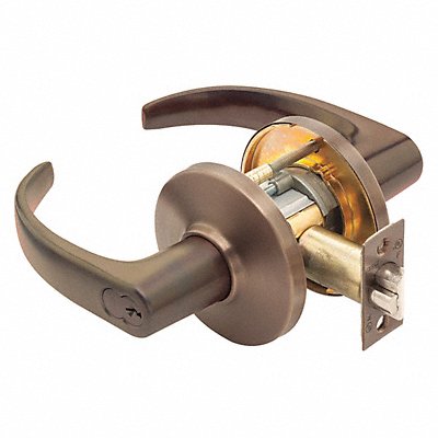 BEST 9K37AB14DS3613 Door Lever Lockset 4-7/8 Strike Dim