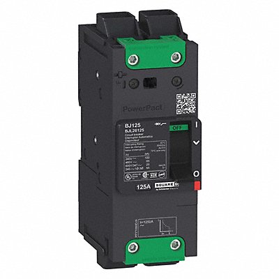 SQUARE D BDL26015 Circuit Breaker 15A 2P 525VAC BDL