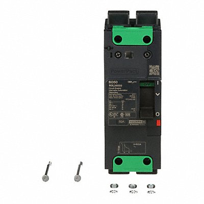 SQUARE D BDL26050 Circuit Breaker 50A 2P 525VAC BDL