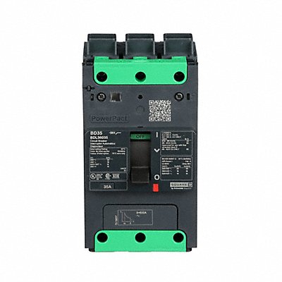 SQUARE D BDL36035 Circuit Breaker 35A 3P 525VAC BDL