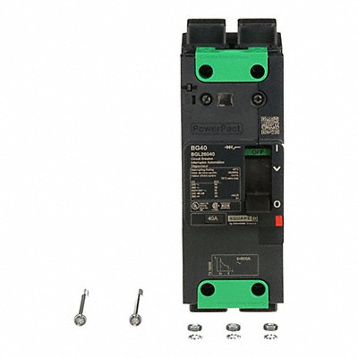 SQUARE D BGL26040 Circuit Breaker 40A 2P 525VAC BGL