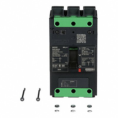 SQUARE D BGL36025 Circuit Breaker 25A 3P 525VAC BGL
