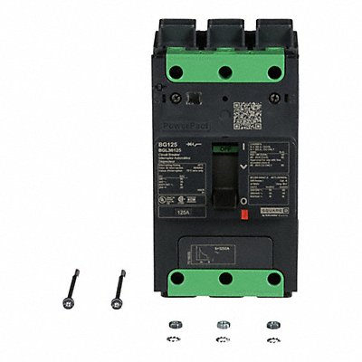 SQUARE D BGL36125 Circuit Breaker 125A 3P 525VAC BGL