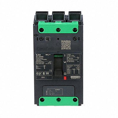 SQUARE D BJL36060 Circuit Breaker 60A 3P 690VAC BJL