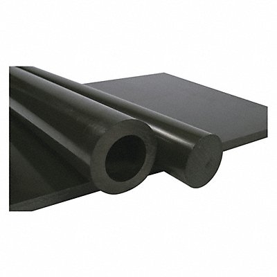 GRAINGER 61466104 K6712 Plastic Rod PEEK 1/2 Dia 4ftL Black