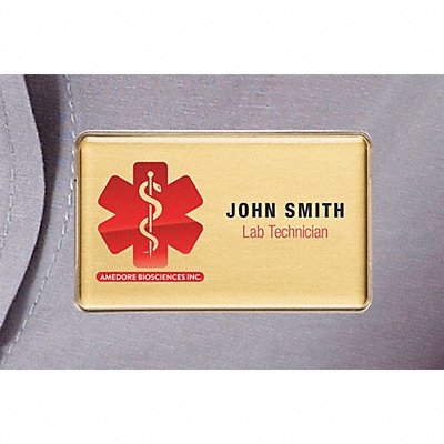 MIGHTY BADGE 906815 Badge Inkjet Blank Legend PK10