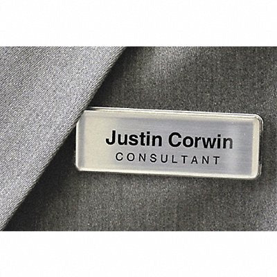 MIGHTY BADGE 901583 Badge Inkjet Blank Legend PK4