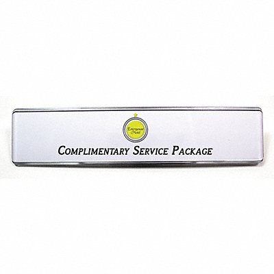 MIGHTY BADGE 906497 Insert 2 x 10 Inserts Blank Legend PK5
