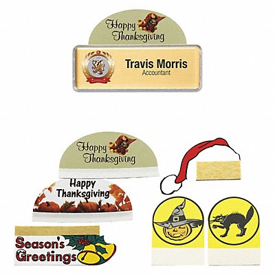 MIGHTY BADGE 906245 Badge Holiday Blank Legend PK10