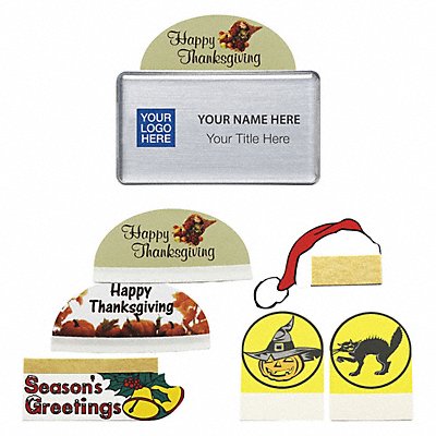 MIGHTY BADGE 906268 Badge Holiday Blank Legend PK10