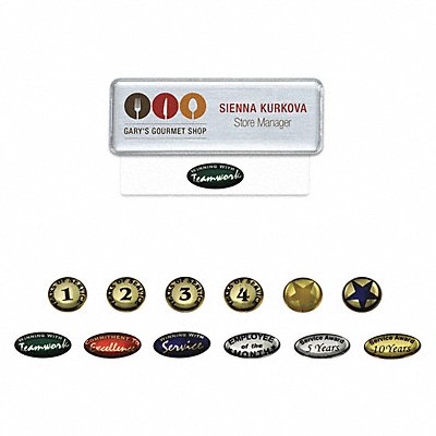 MIGHTY BADGE 906295 Badge Inkjet Blank Legend PK10