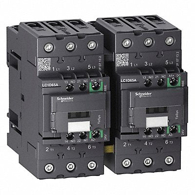 SCHNEIDER LC2D65ABBE IEC Magnetic Contactor Reversing 24VDC