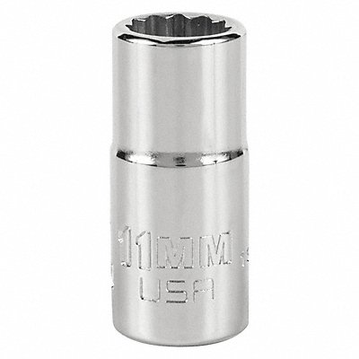 PROTO J5211MN Socket Steel Chrome 11 mm