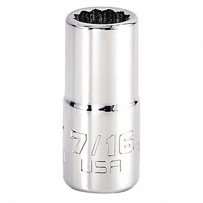 PROTO J5214N Socket Steel Chrome 7/16 in