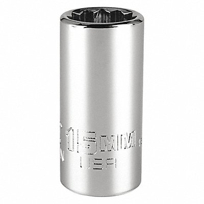 PROTO J5215MN Socket Steel Chrome 15 mm