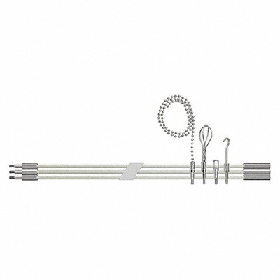 JONARD TOOLS RDG15 Glow Rod Kit Fiberglass 15 ft L